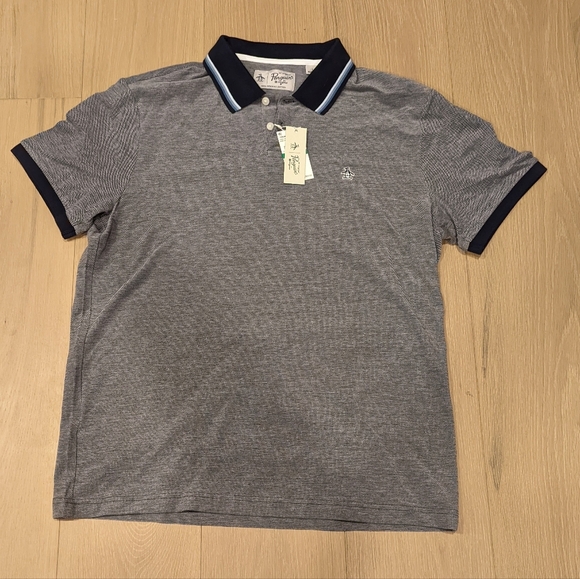 Men's Navy Polo Shirt - Picture 1 of 7
